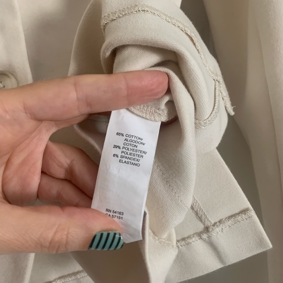 Small Cream Kenzie Blazer - Picture 6 of 6